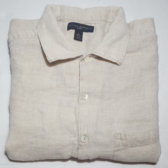 Banana Republic Other - Banana Republic Linen Short Sleeve Shirt